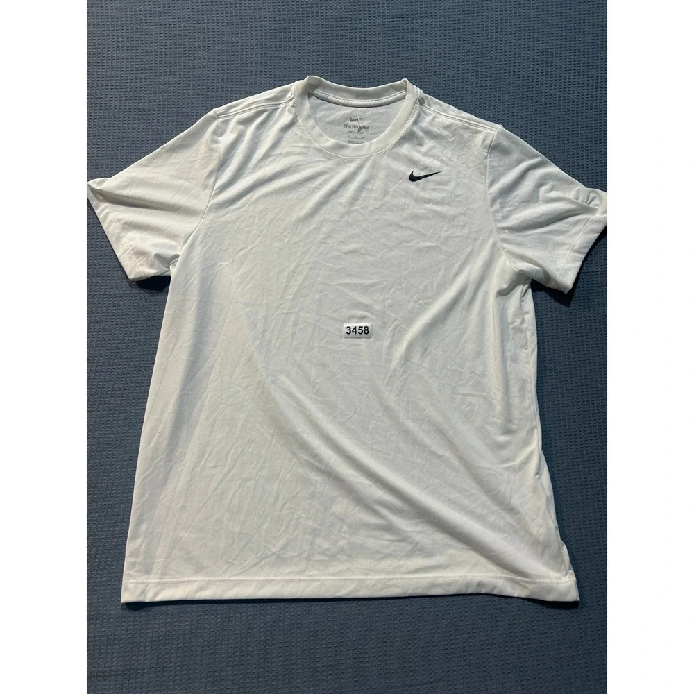 Nike Dri-FIT Performance Short-Sleeve T-Shirt Mens XL White